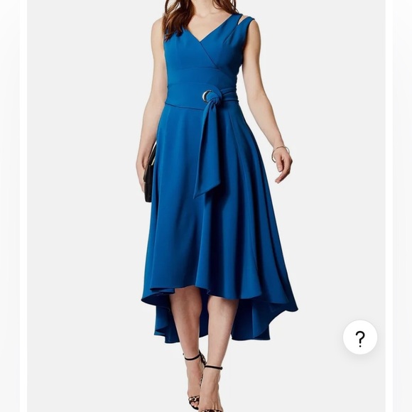KAREN MILLEN bright blue midi dress - Picture 3 of 4